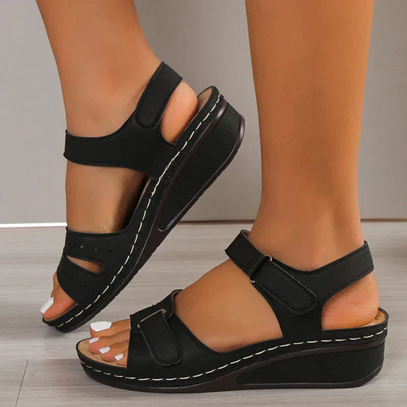 Vera Women's Sandals | Vegan Leather, Adjustable Buckle 2