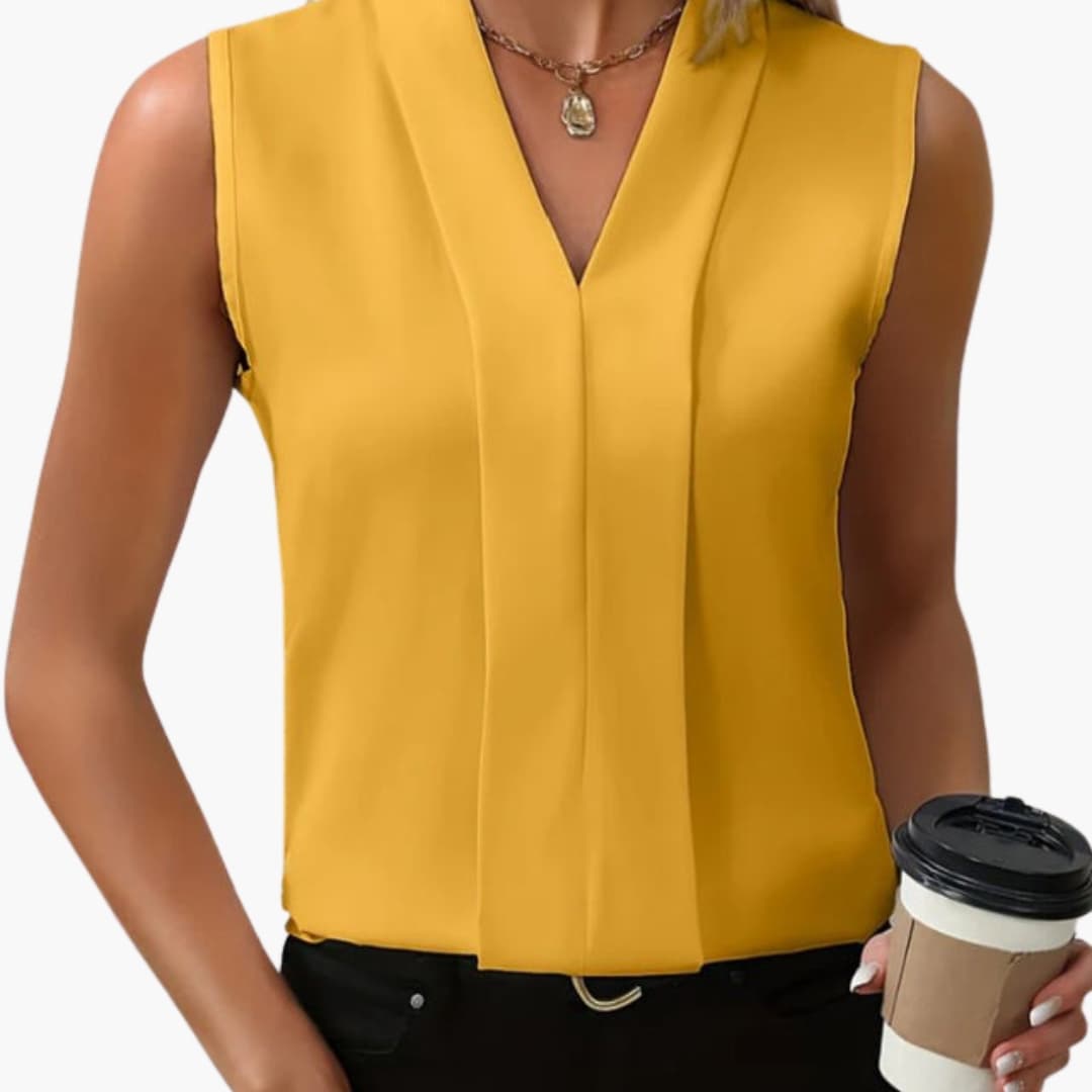 Vera Women's Tank Top | Classic V-Neck, Sleeveless Cotton Camisole 2