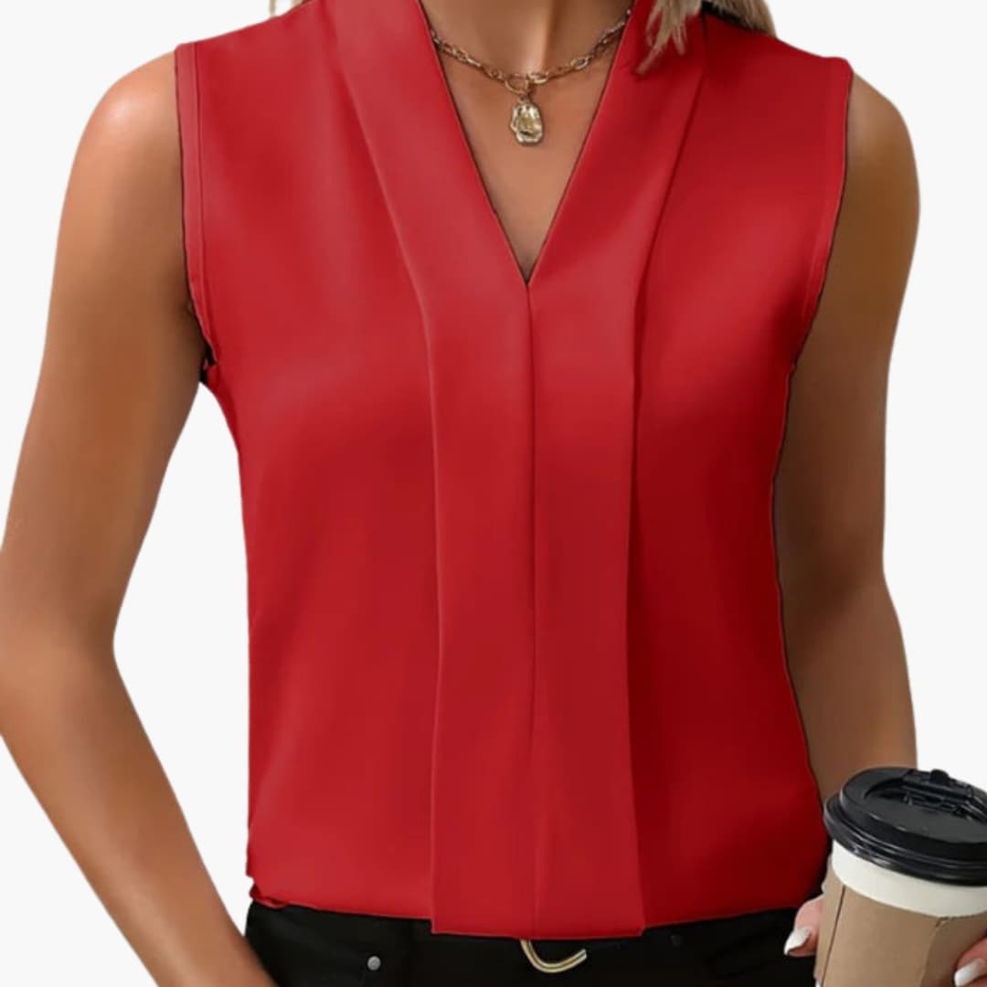 Vera Women's Tank Top | Classic V-Neck, Sleeveless Cotton Camisole 3