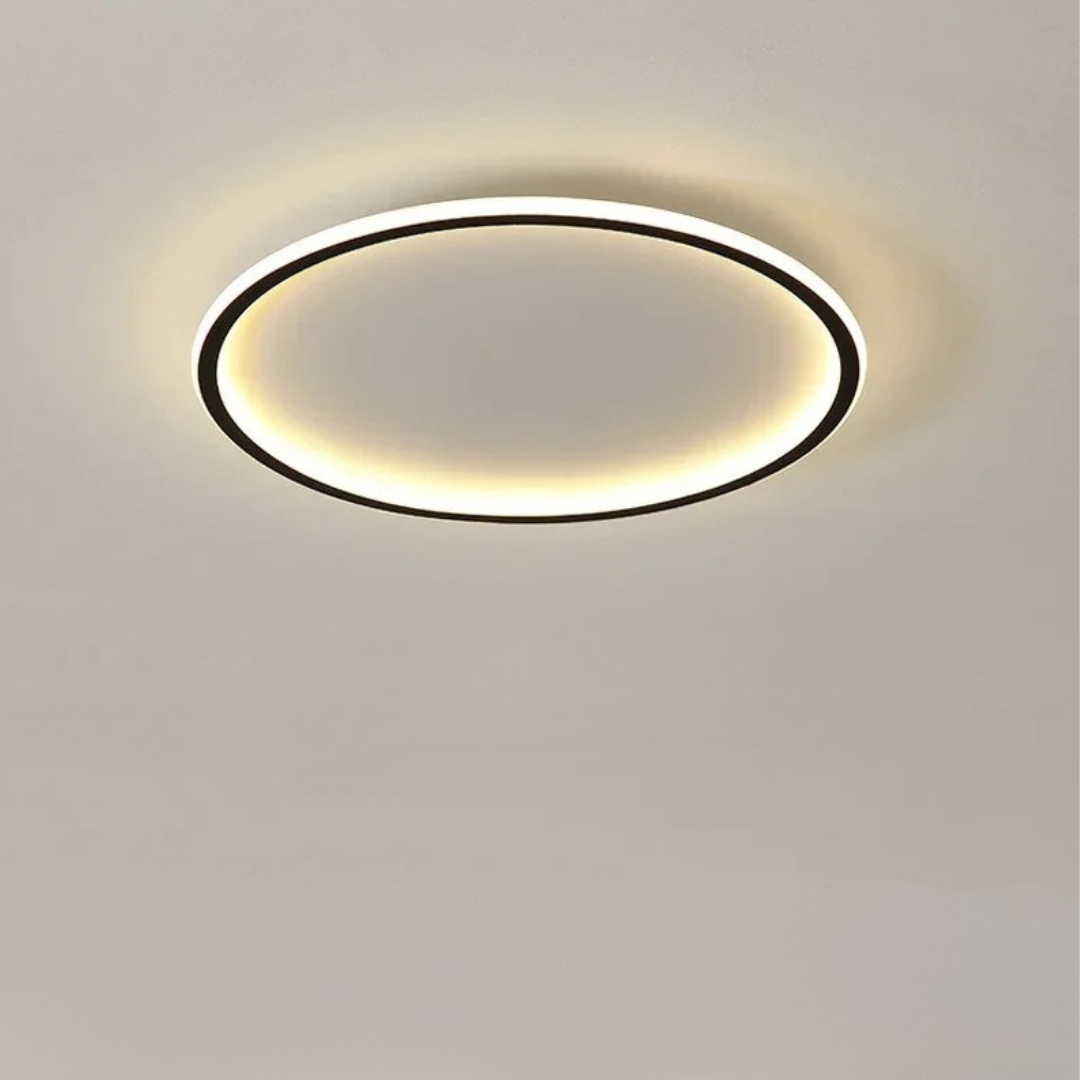 VittoriaPura Ultra-Minimalist LED Ceiling Light - Dimmable 3000K Flush Mount