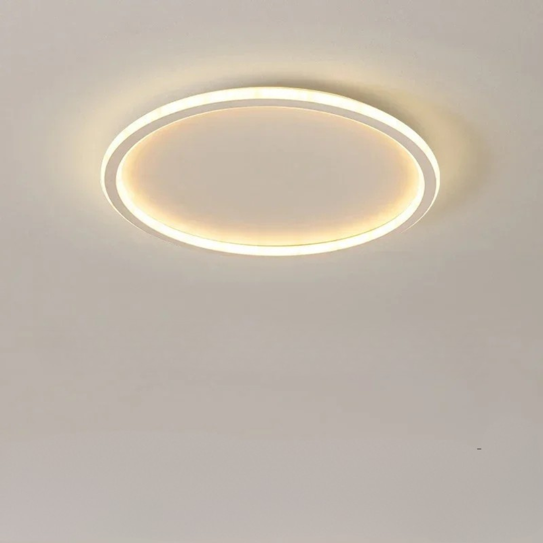 VittoriaPura Ultra-Minimalist LED Ceiling Light - Dimmable 3000K Flush Mount