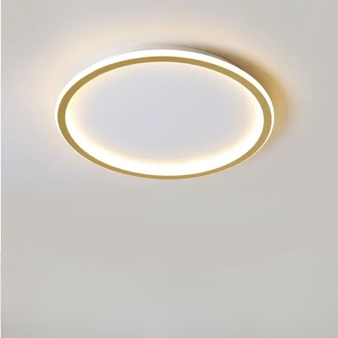 VittoriaPura Ultra-Minimalist LED Ceiling Light - Dimmable 3000K Flush Mount