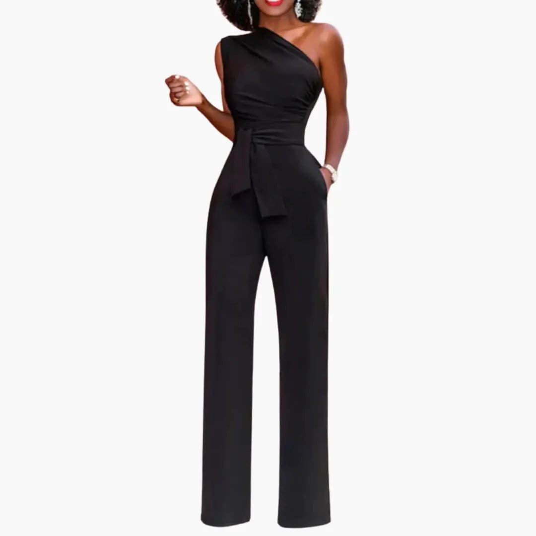 Wanda Women's Jumpsuit | One-Shoulder, Wide Leg Design 1