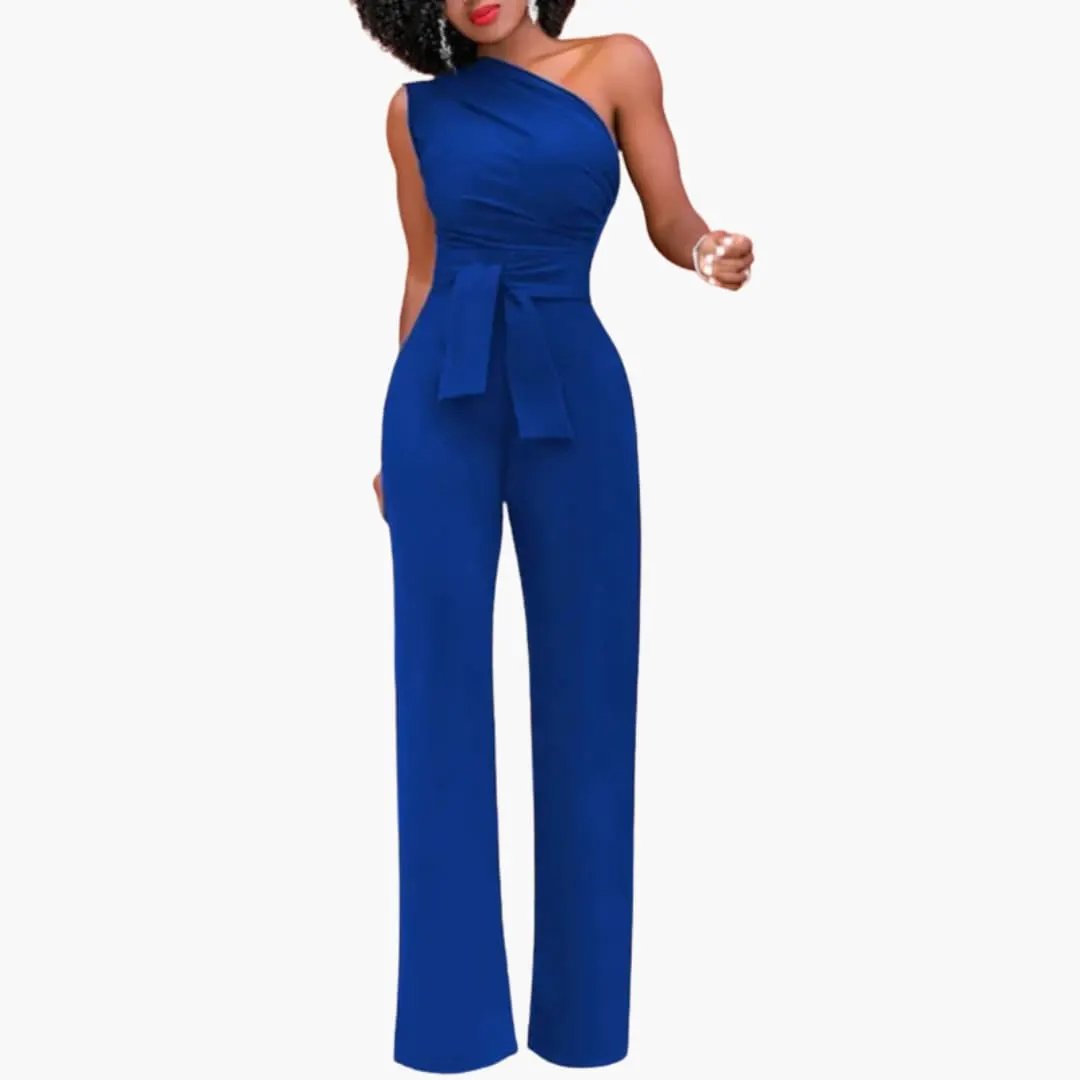 Wanda Women's Jumpsuit | One-Shoulder, Wide Leg Design 3