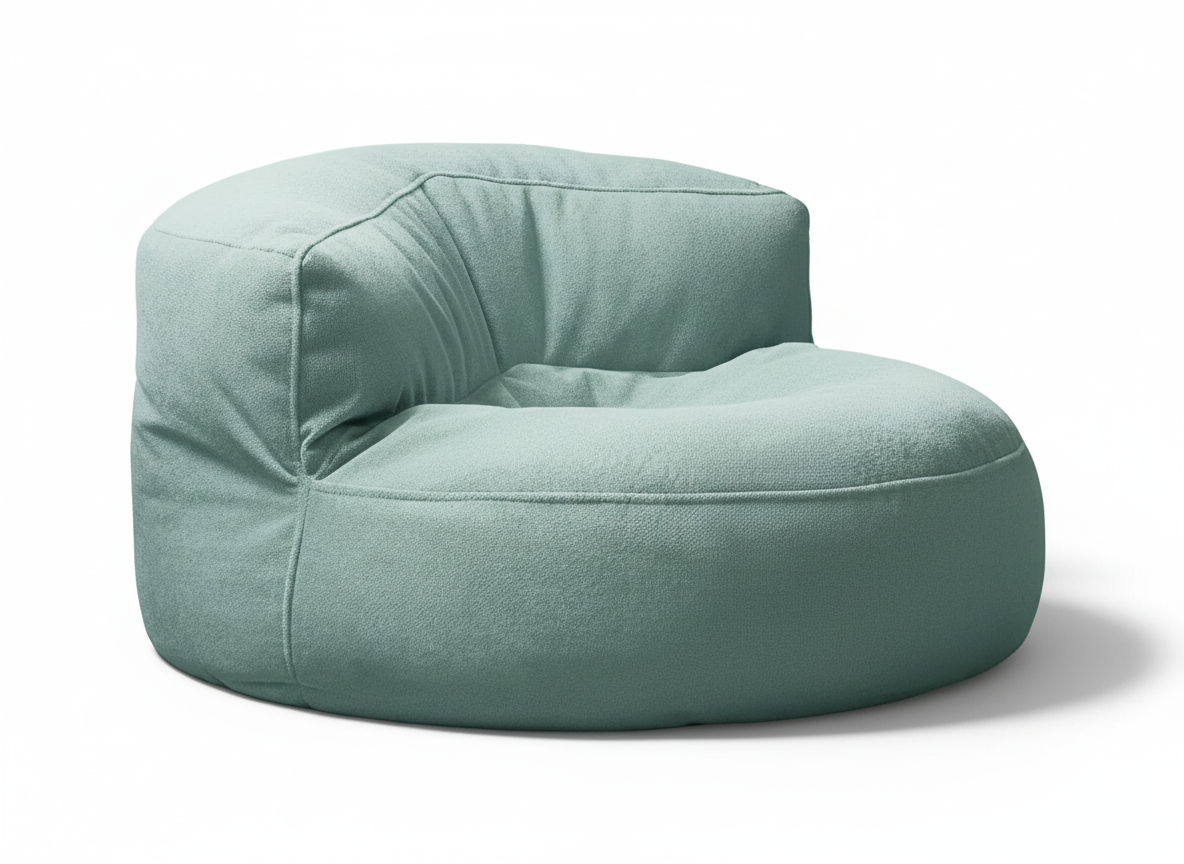 Waterproof Bean Bag Chair for Outdoor Use – Versatile Pouf Ottoman for Garden, Beach, and Pool – Soft Thick Chenille Cover