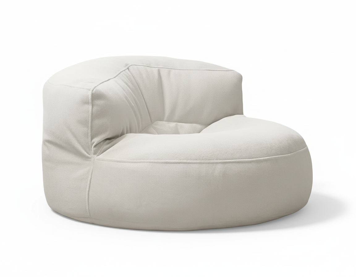 Waterproof Bean Bag Chair for Outdoor Use – Versatile Pouf Ottoman for Garden, Beach, and Pool – Soft Thick Chenille Cover