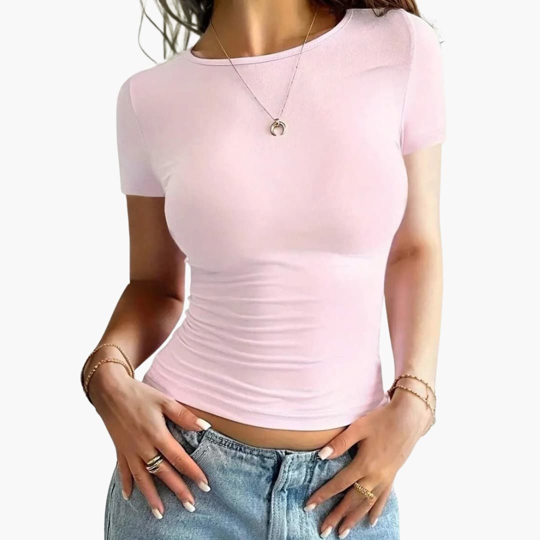 Wendy Women's T-Shirt | Stretch Blend, Crew Neck 0