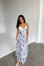 Willa Women's Maxi Dress | Floral Ruffled Design, Lightweight Summer Style 3