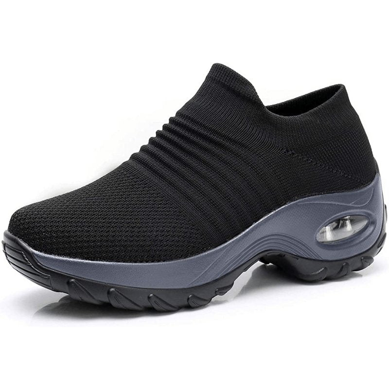 Women’s Air-Cushioned Slip-On Sneakers with Ergonomic Arch Support 0