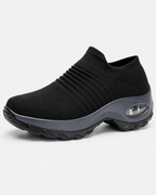 Women’s Air-Cushioned Slip-On Sneakers with Ergonomic Arch Support 01