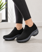 Women’s Air-Cushioned Slip-On Sneakers with Ergonomic Arch Support 04