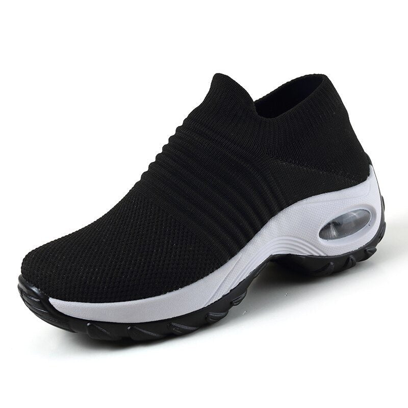 Women’s Air-Cushioned Slip-On Sneakers with Ergonomic Arch Support 3