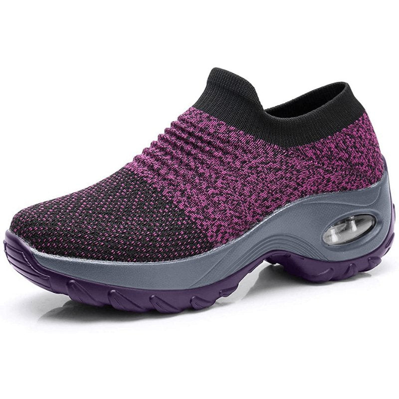 Women’s Air-Cushioned Slip-On Sneakers with Ergonomic Arch Support 8