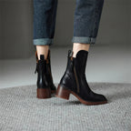 Women’s Ankle Boots in Premium Leather with Chic Design 4