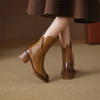 Women’s Ankle Boots in Premium Leather with Chic Design 5