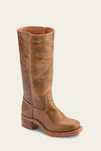 Women’s Black High Top Boots in Durable Leather with Structured Design 1