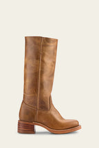 Women’s Black High Top Boots in Durable Leather with Structured Design 3
