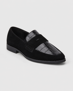 Women’s Black Leather Loafers with Slip-On Design and Orthopedic Support 05