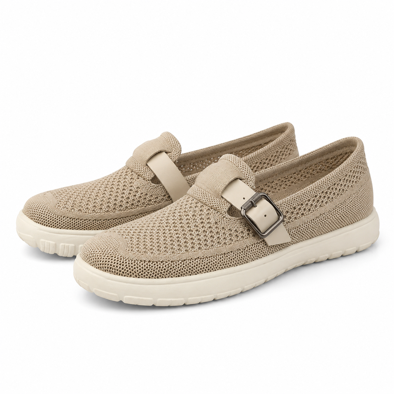 Women’s Loafers with Ergonomic Arch Support and Adjustable Fit
