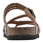Women’s Braided Strap Sandals with Cork Sole and Adjustable Buckle 5