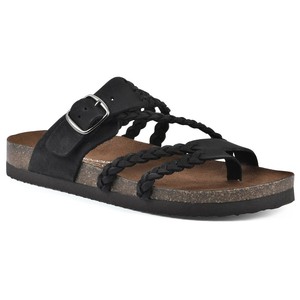 Women’s Braided Strap Sandals with Cork Sole and Adjustable Buckle 6