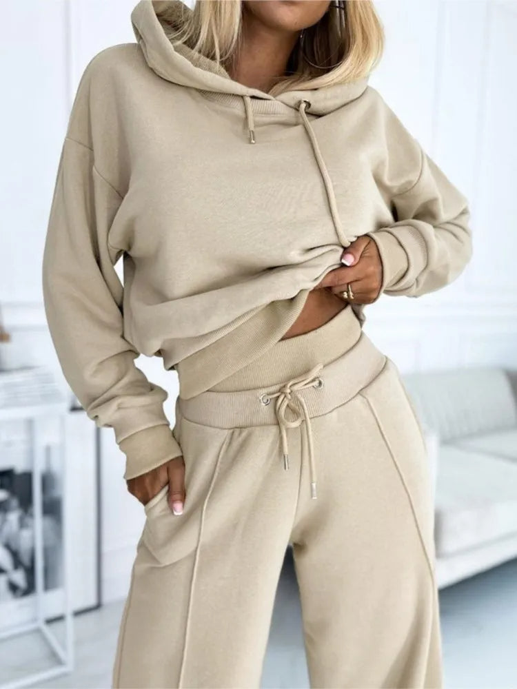 Women's Casual Loose Fit 2 Piece Set with Short Sleeve Top and Elastic Waist Pants 0