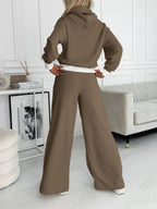 Women's Casual Loose Fit 2 Piece Set with Short Sleeve Top and Elastic Waist Pants 2