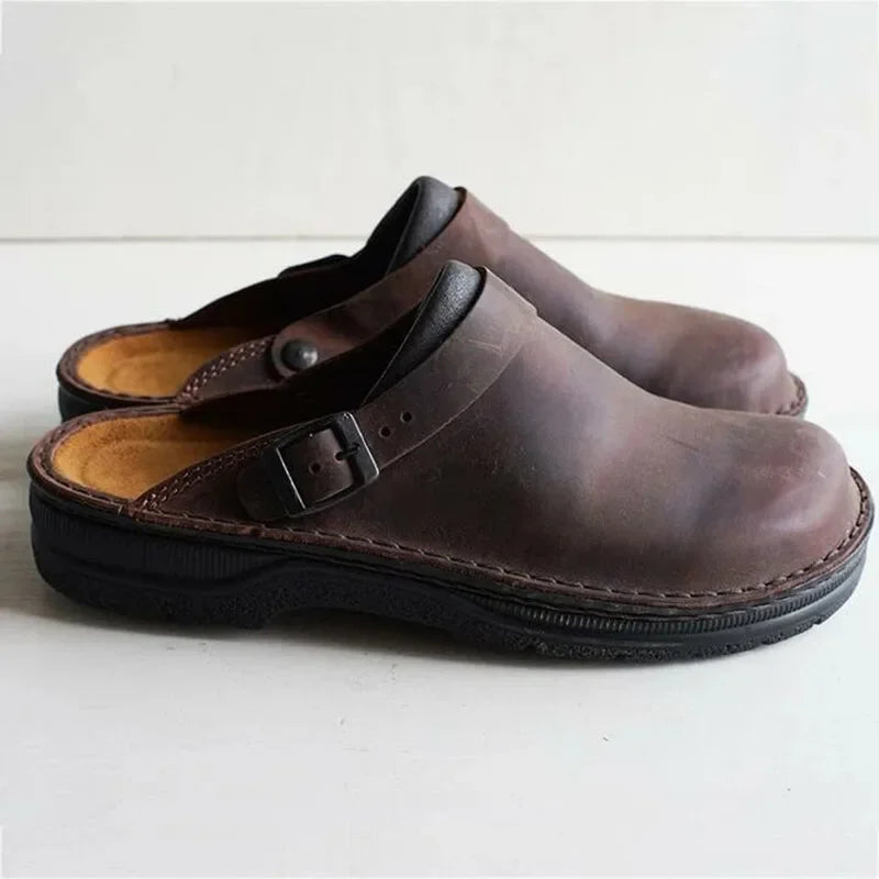 Women’s Comfort Clogs in Vegan Leather with Ergonomic Fit and Non-Slip Sole 0