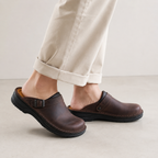 Women’s Comfort Clogs in Vegan Leather with Ergonomic Fit and Non-Slip Sole 14
