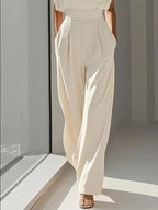 Women’s Elegant Jumpsuit with High Waist and Straight Legs 2