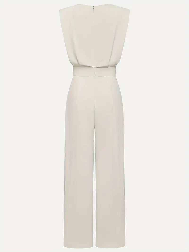 Women’s Elegant Jumpsuit with High Waist and Straight Legs 3