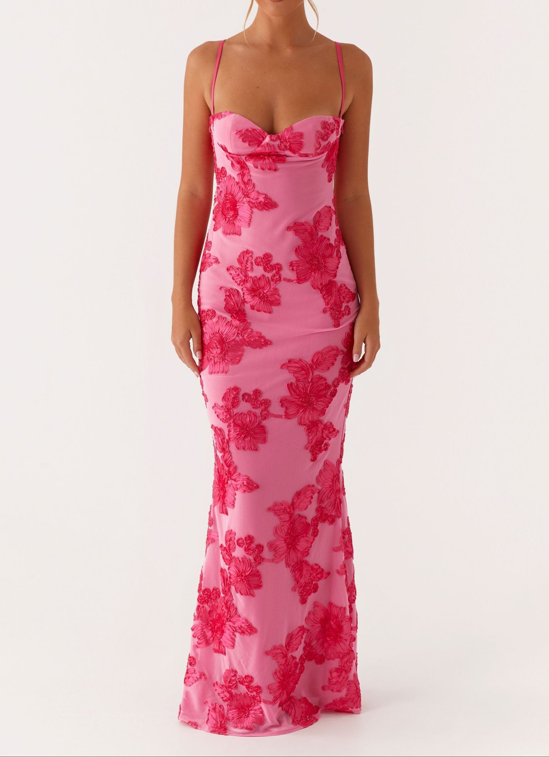 Women’s Elegant Maxi Dress with Sweetheart Neckline and Adjustable Straps 5