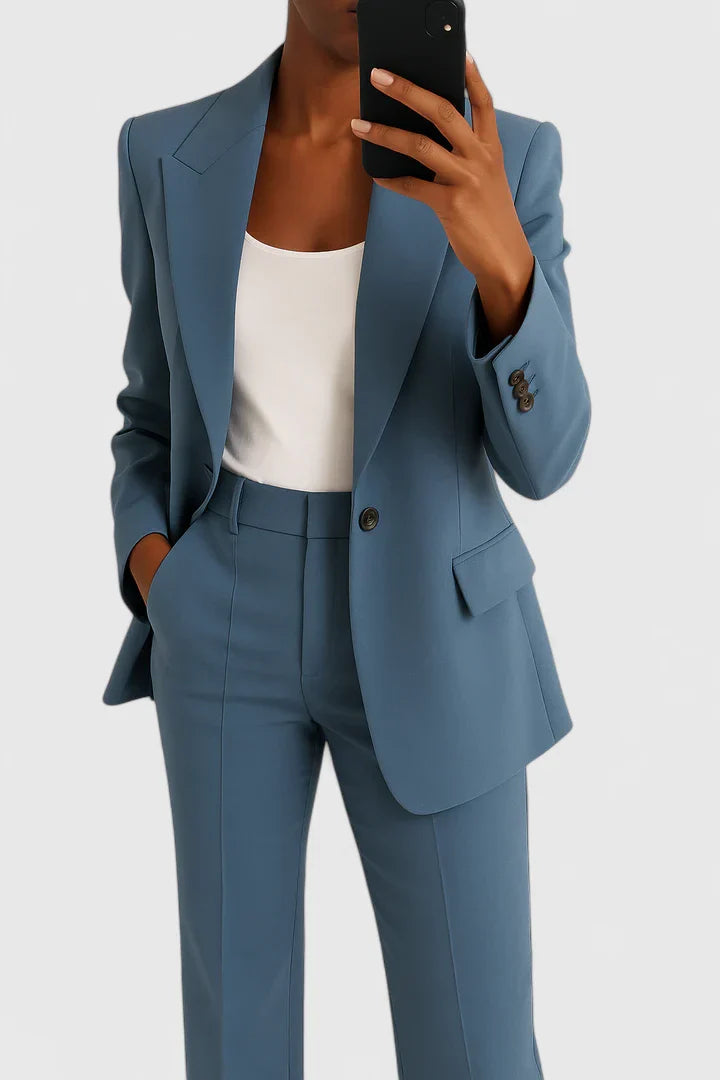 Women’s Elegant Two-Piece Suit Set with Tailored Fit 0