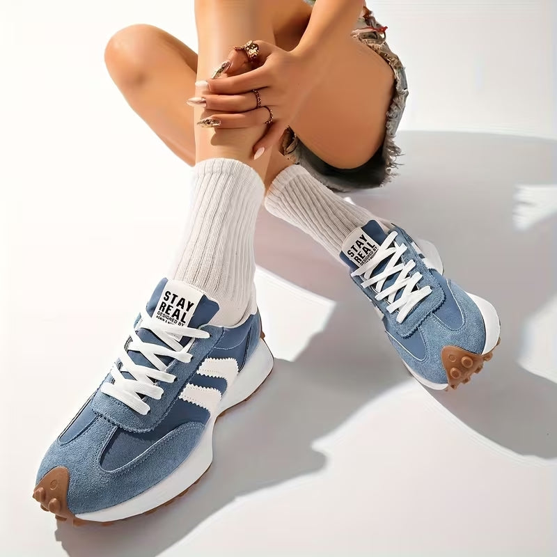 Women’s Lace-Up Sneakers with Low-Cut Design and Textured Sole 4