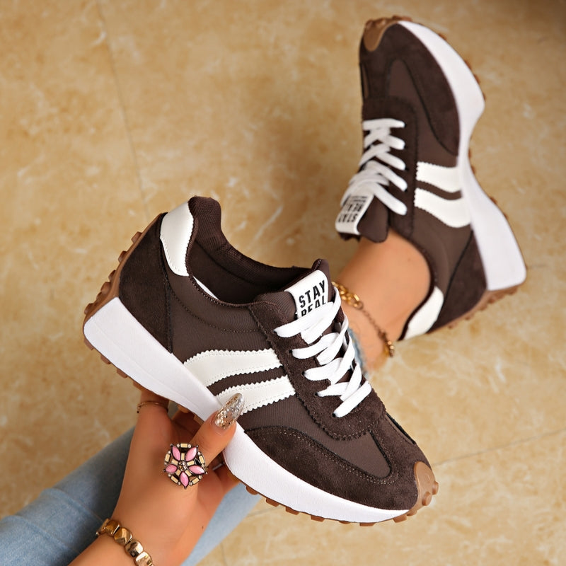 Women’s Lace-Up Sneakers with Low-Cut Design and Textured Sole 5