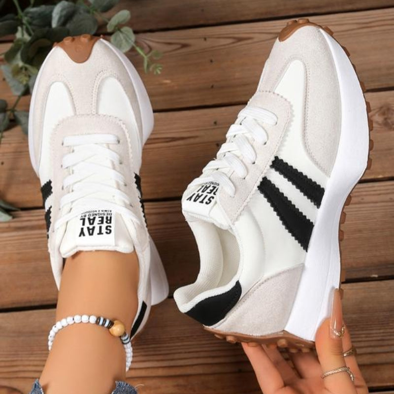 Women’s Lace-Up Sneakers with Low-Cut Design and Textured Sole 8