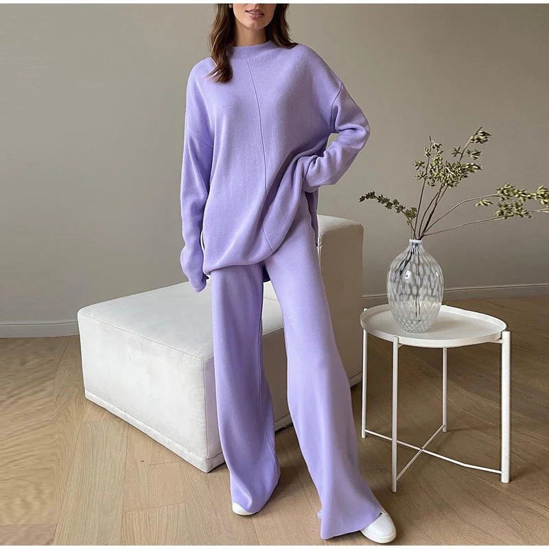 Women’s Lightweight Loungewear Set in Soft Fabric with Loose Fit 1