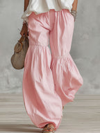 Women’s Loungewear Set with Mock Neck Sleeveless Top and Wide Leg Pants 3