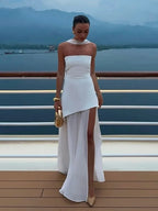 Women's Maxi Dress | Elegant High-Slit Design, Lightweight Fabric 0