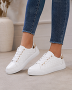 Women’s Orthopedic Lace-Up Shoes with Quilted Detailing for All-Day Comfort 02