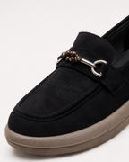 Women’s Orthopedic Loafers in Soft Suede with Horsebit Detail 03