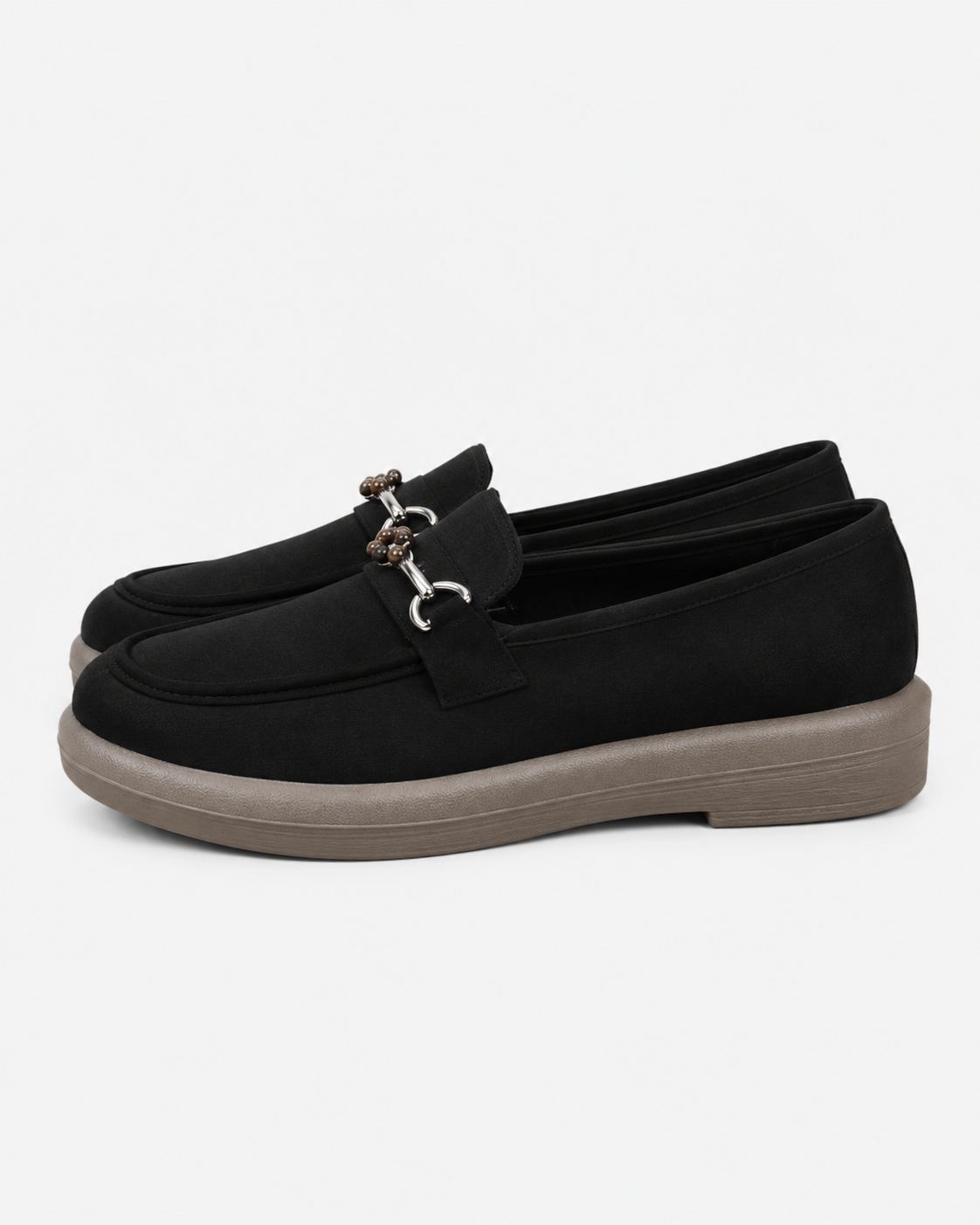 Women’s Orthopedic Loafers in Soft Suede with Horsebit Detail 04