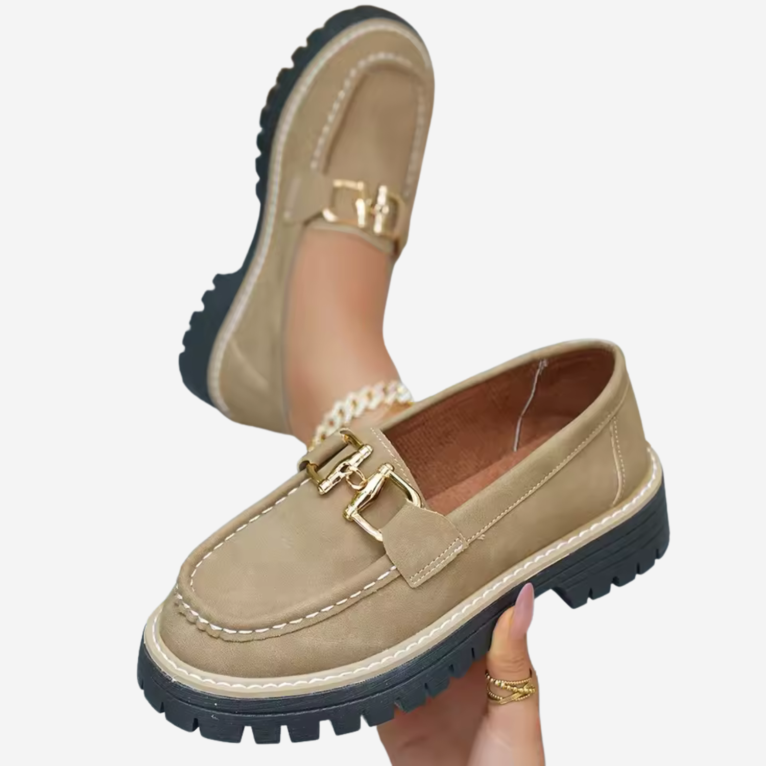Women’s Orthopedic Loafers with Cushioned Insole and Slip-On Design 1