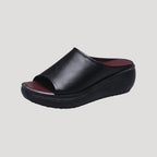 Women's Platform Wedge Sandals – Open Toe Slip-On Mules for Comfort and Style 1
