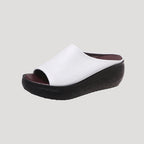 Women's Platform Wedge Sandals – Open Toe Slip-On Mules for Comfort and Style 5