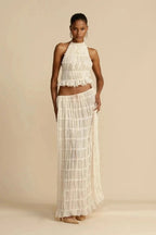 Women's Printed Lounge Set in Soft Fabric with Relaxed Fit for Casual Comfort 0