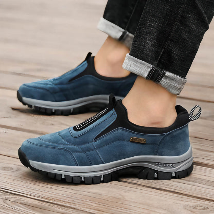 Women’s Slip-On Orthopedic Shoes with Arch Support and Zipper Detail 1
