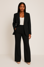 Women’s Tailored Blazer and Trousers Set for All Seasons 0