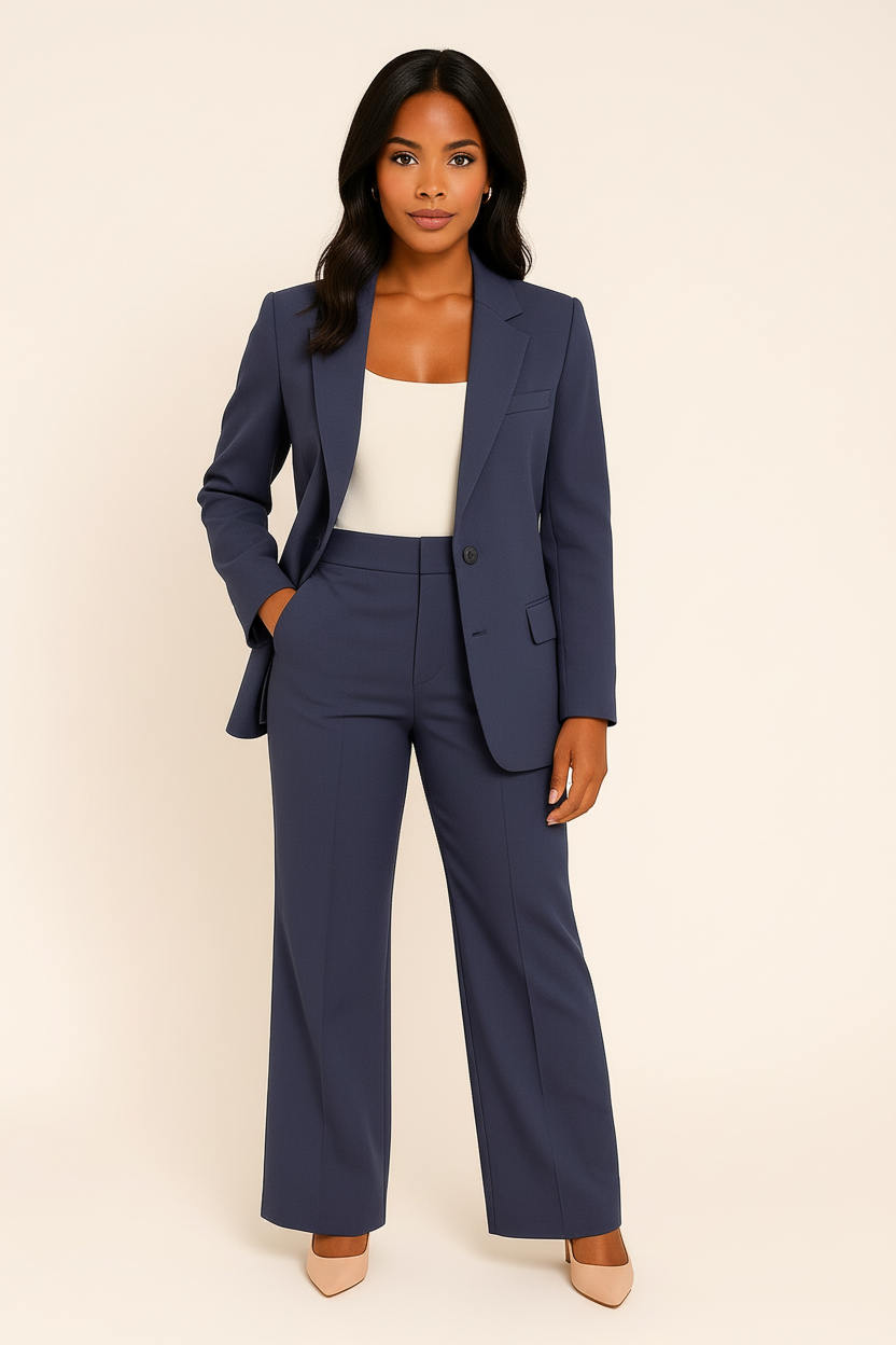 Women’s Tailored Blazer and Trousers Set for All Seasons 4