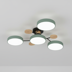 AstraRamus Starburst Branch LED Ceiling Light - Nordic Flush Mount Lamp, 3000K